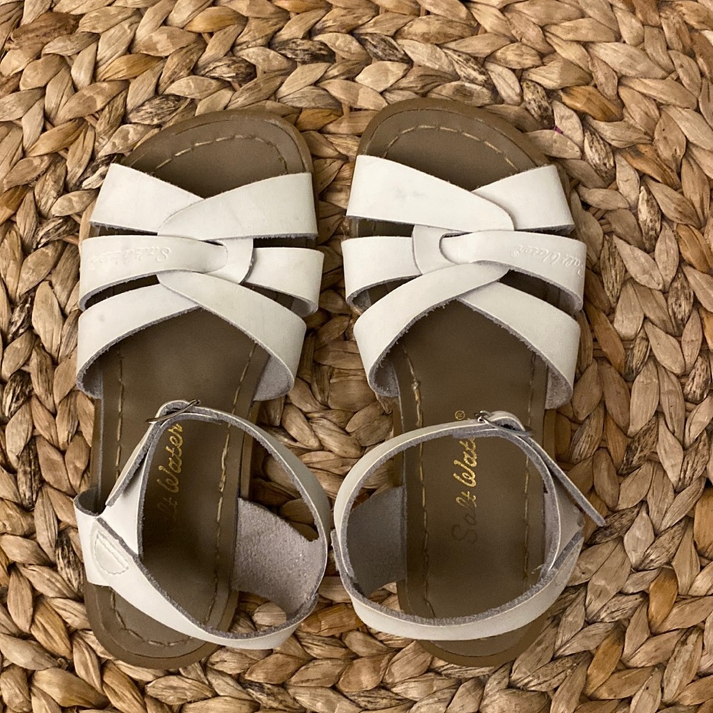 Salt Water Original Sandals - Little Kid Size 1, White